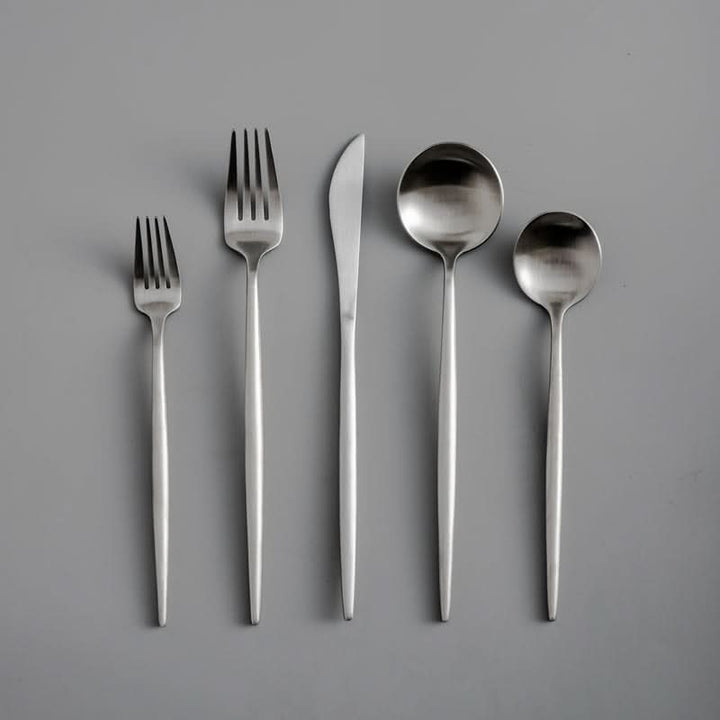 Skanto | Minimalist Bestikksett i Rustfritt Stål