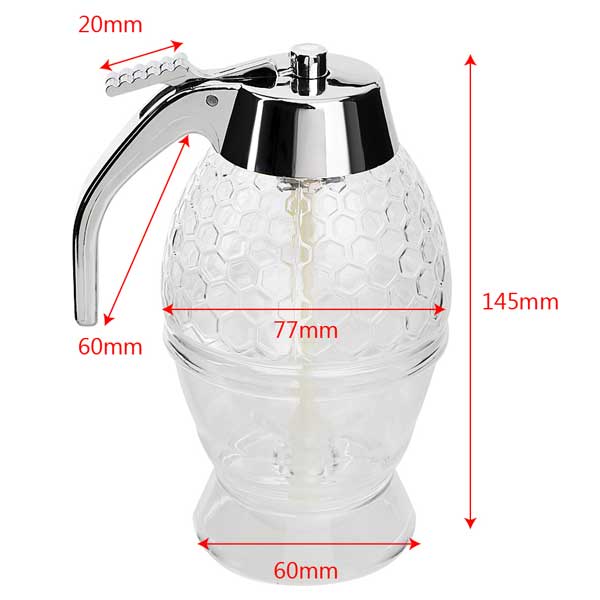 Acrylic Honning Dispenser Skanto