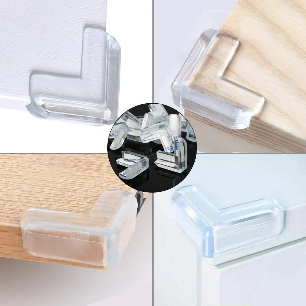 4 Pcs Silikon Bord Hjørnekant Beskytter Deksel Skanto