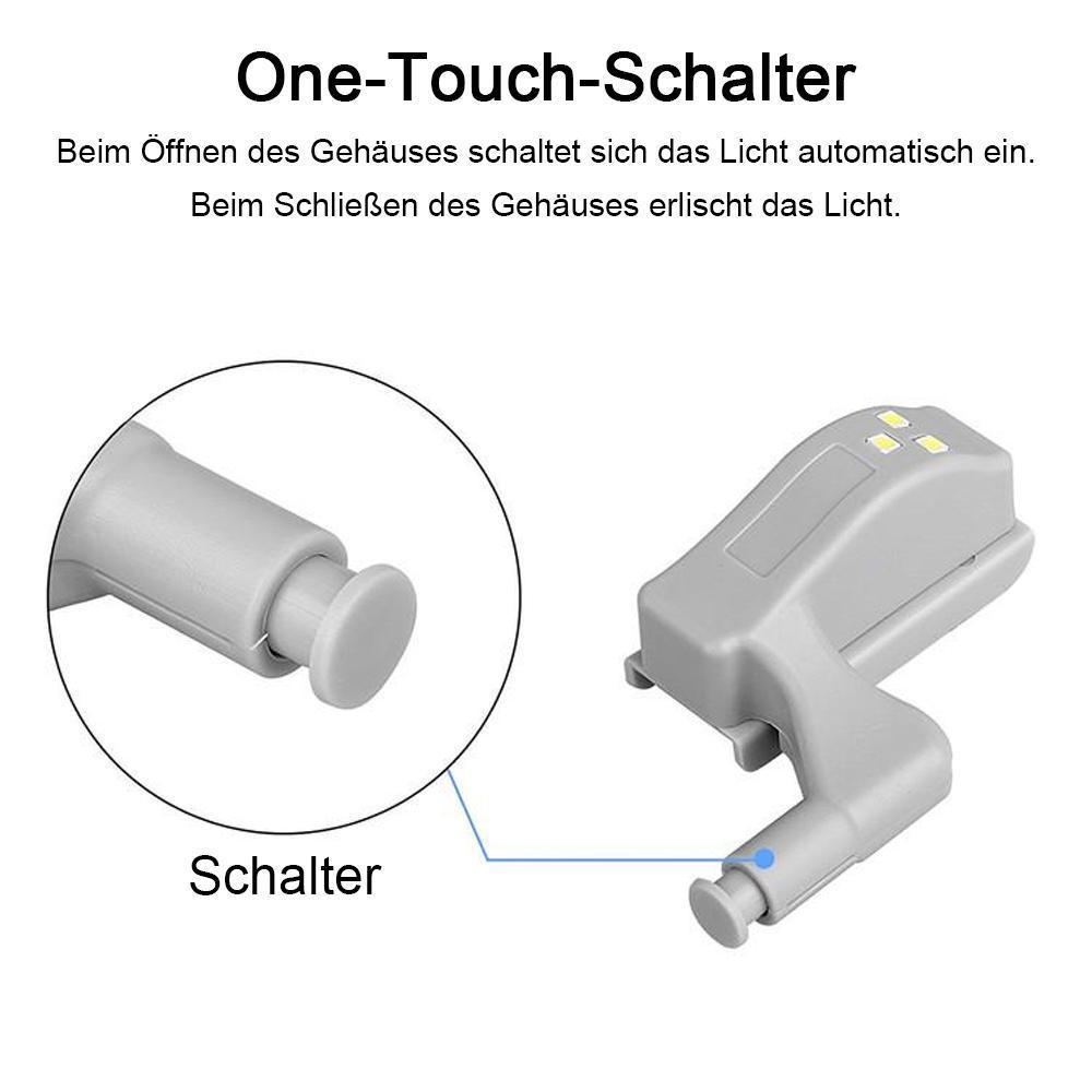 Bequee Super Bright LED Hengsel Lys (10 Stykker) | Skanto