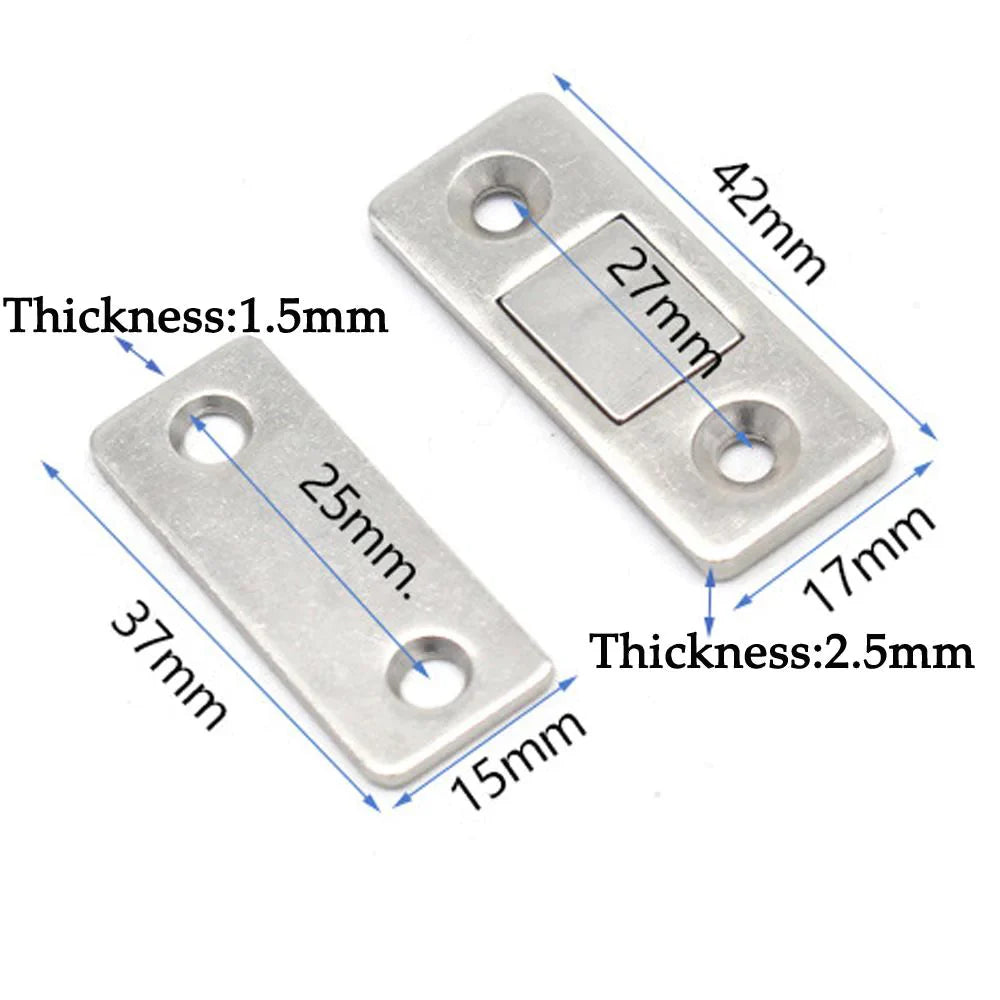 2stk Skjult Døråpner Magnetisk Skanto