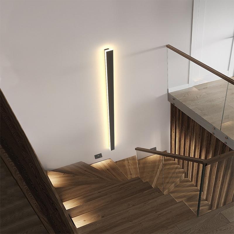 Skanto | Moderne svart LED veggbelysning for hage og terrasse