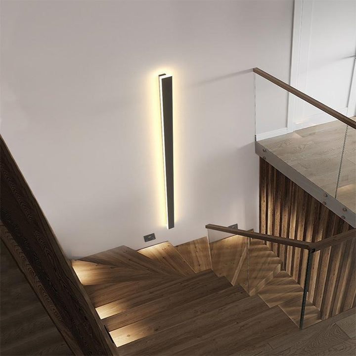 Skanto | Moderne svart LED veggbelysning for hage og terrasse