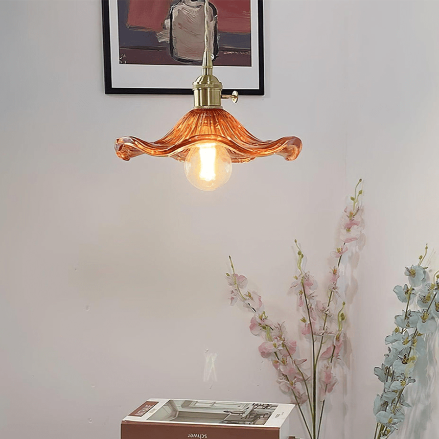 Stilig hibiskusblomsterlampe Skanto