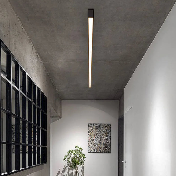 Skanto | Svart Metall Taklampe LED Linær Minimalistisk Moderne Design