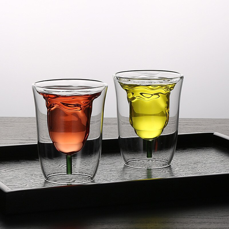 Skanto | Blomster mønster Dobbel-lags glass
