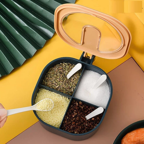 4 Partiotionskrydderlagringsboks Skanto
