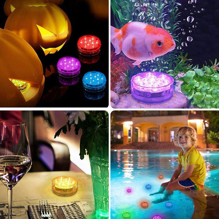 Skanto | 4-Delt: Vanntette RGB LED Lyskastere