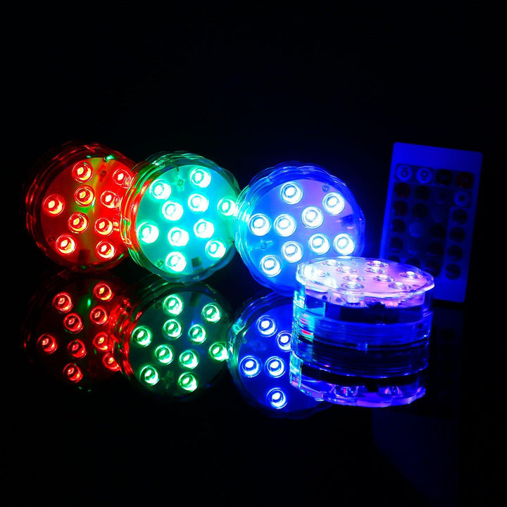 Skanto | 4-Delt: Vanntette RGB LED Lyskastere