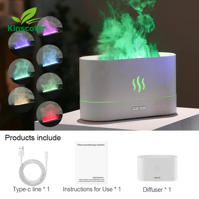 AromaMist Diffuser – Ultralyd Duftdistributør med Kald Tåke Skanto