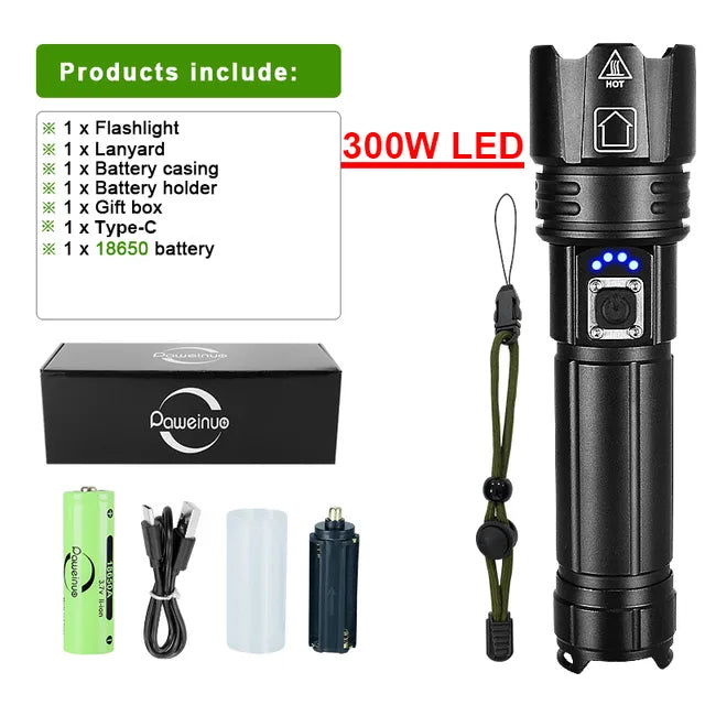 Skanto | LED Lommelykt | Oppladbar Lommelykt