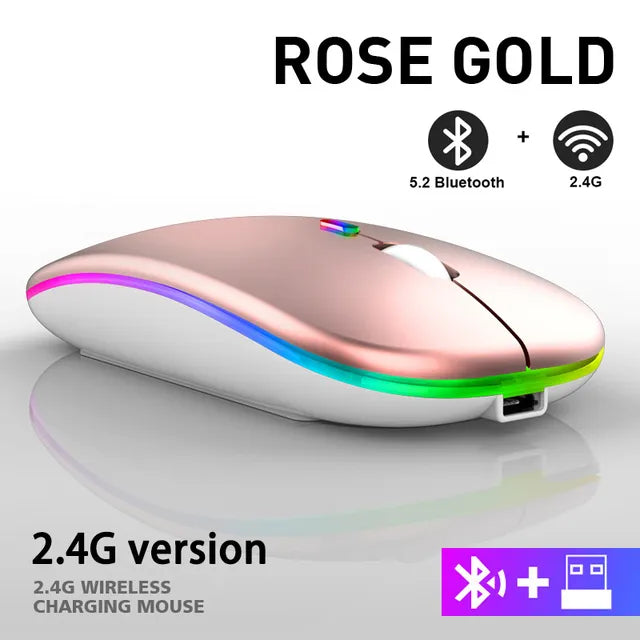 LuxeClick Mouse – Wireless Rechargeable Bluetooth Mouse Skanto