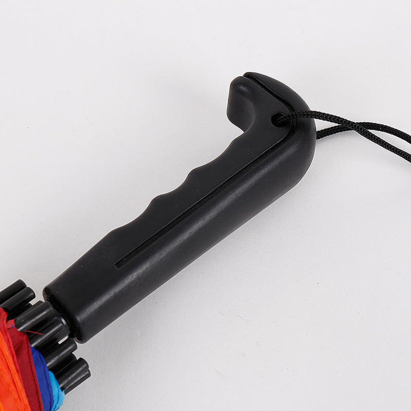 Dame Vindresistent Automatisk Regnparaply med ergonomisk grep Skanto