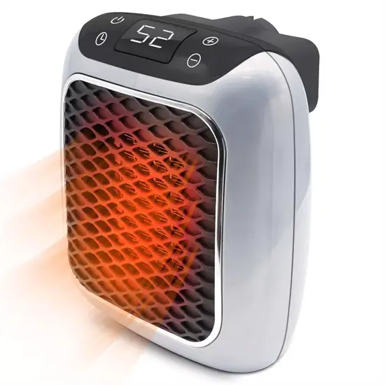 Skanto | Elektrisk keramisk kompakt romvarmer med timer og sikkerhet