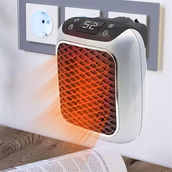 Skanto | Elektrisk keramisk kompakt romvarmer med timer og sikkerhet