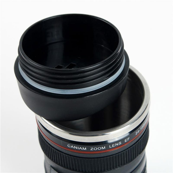 Skanto | 400ml Kamera Linse Kaffe Termos