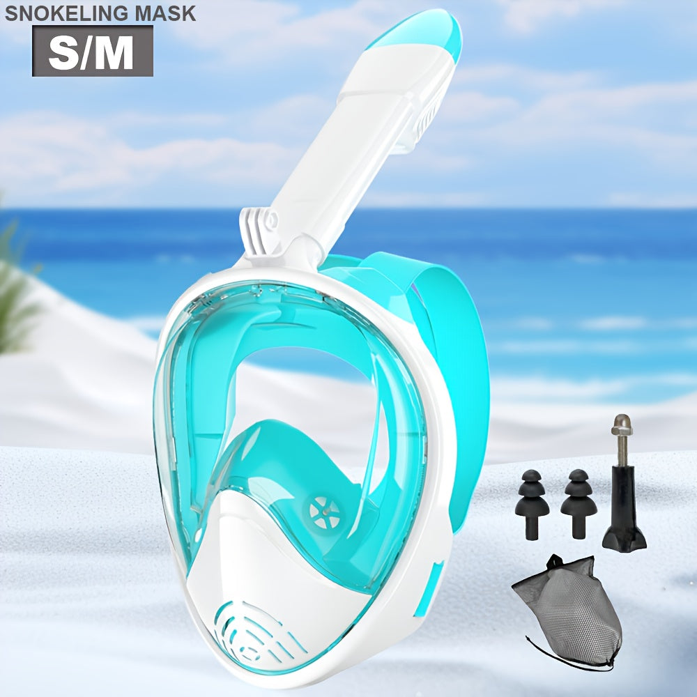 Full-face snorkelmaske med 180° synlighet | Skanto