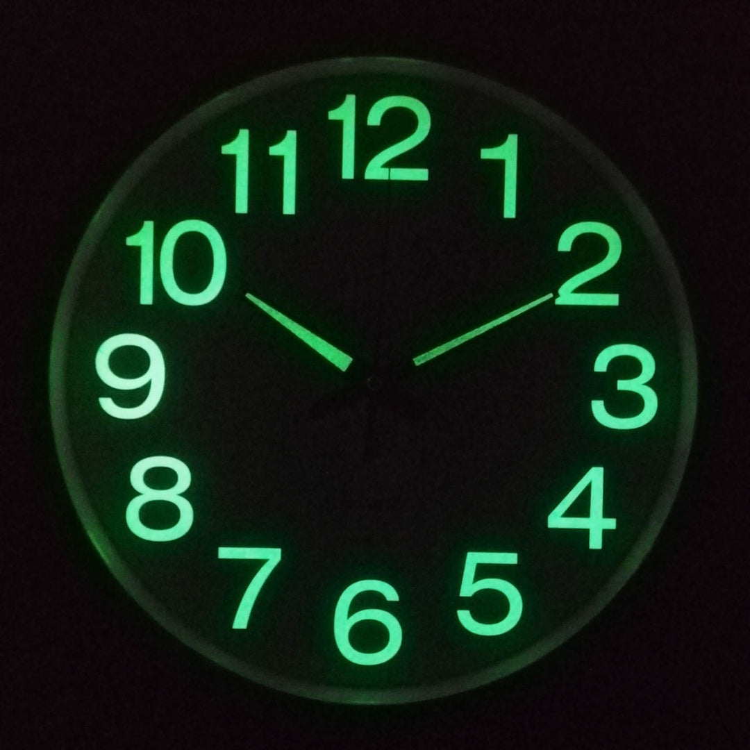 Skanto | Stille LED Veggklokke 12" for Klasserom