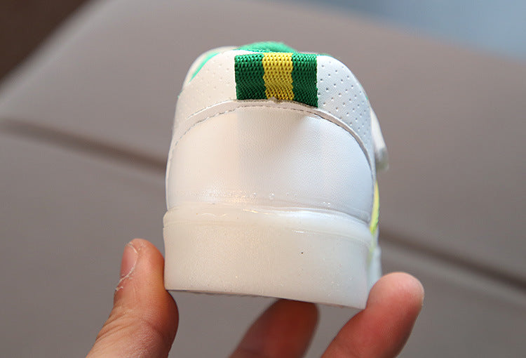 Skanto | LED Barne Sneakers med fleksibel såle