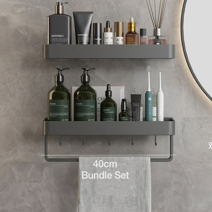 Skanto | Moderne, elegante baderomshyller i grå