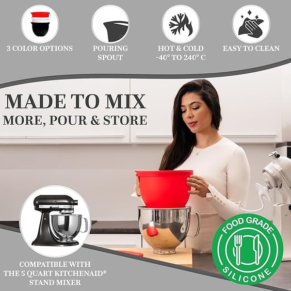 FlexiMix Silikonforing for KitchenAid Tilt-Head Mikser | Skanto