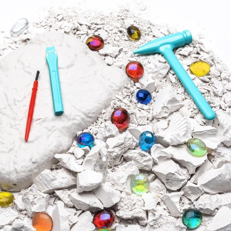 Norvo | GemSpark - Tenn ditt barns kreativitet med autentisk edelstensekskavering