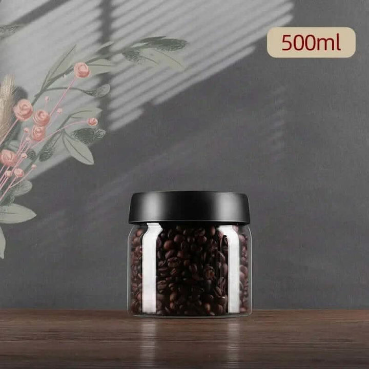 Skanto | Glass Kaffe Bønne Beholder – Lufttett Aroma Bevaringsglass