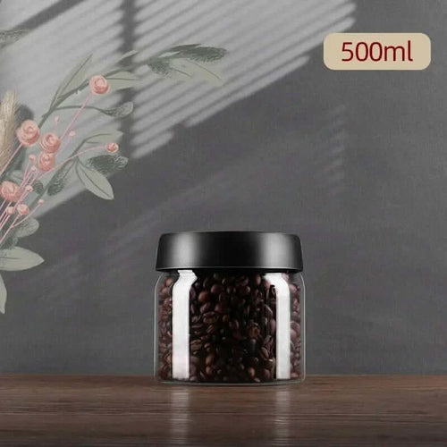 Skanto | Glass Kaffe Bønne Beholder – Lufttett Aroma Bevaringsglass