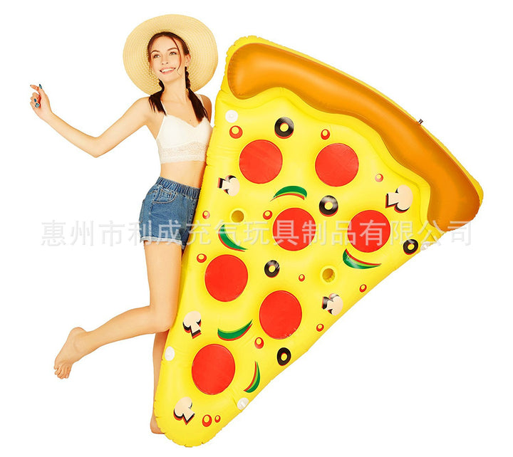 Kvinne oppblåsbar pizza lounger Skanto