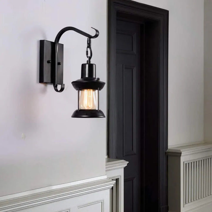 Skanto | Vegglampe vintage metall industrivindu