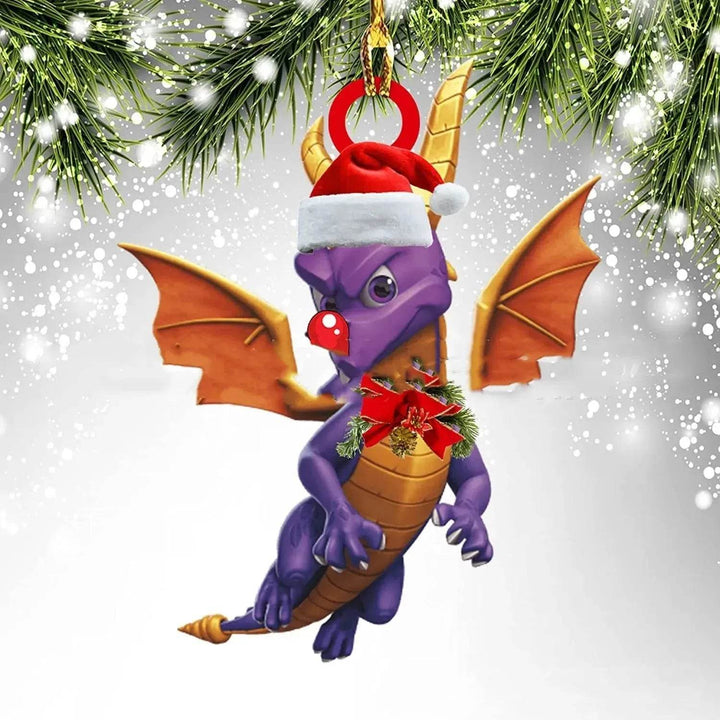 Skanto | Dinosaur Drageegg Juledekorasjoner Pendant Akryl