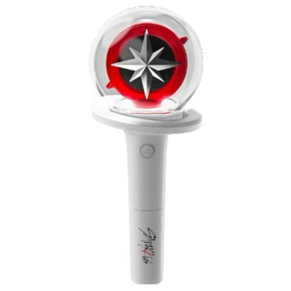 Norvo | Stray Kids Offisiell Lysstav - Konsertturné Glow Stick Kpop Ver 2, Hvit, Plast