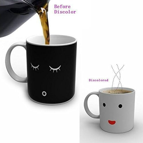Morning Smiley Magic Varmefølsom Fargeforandrende Keramikk KaffeKopp | Skanto