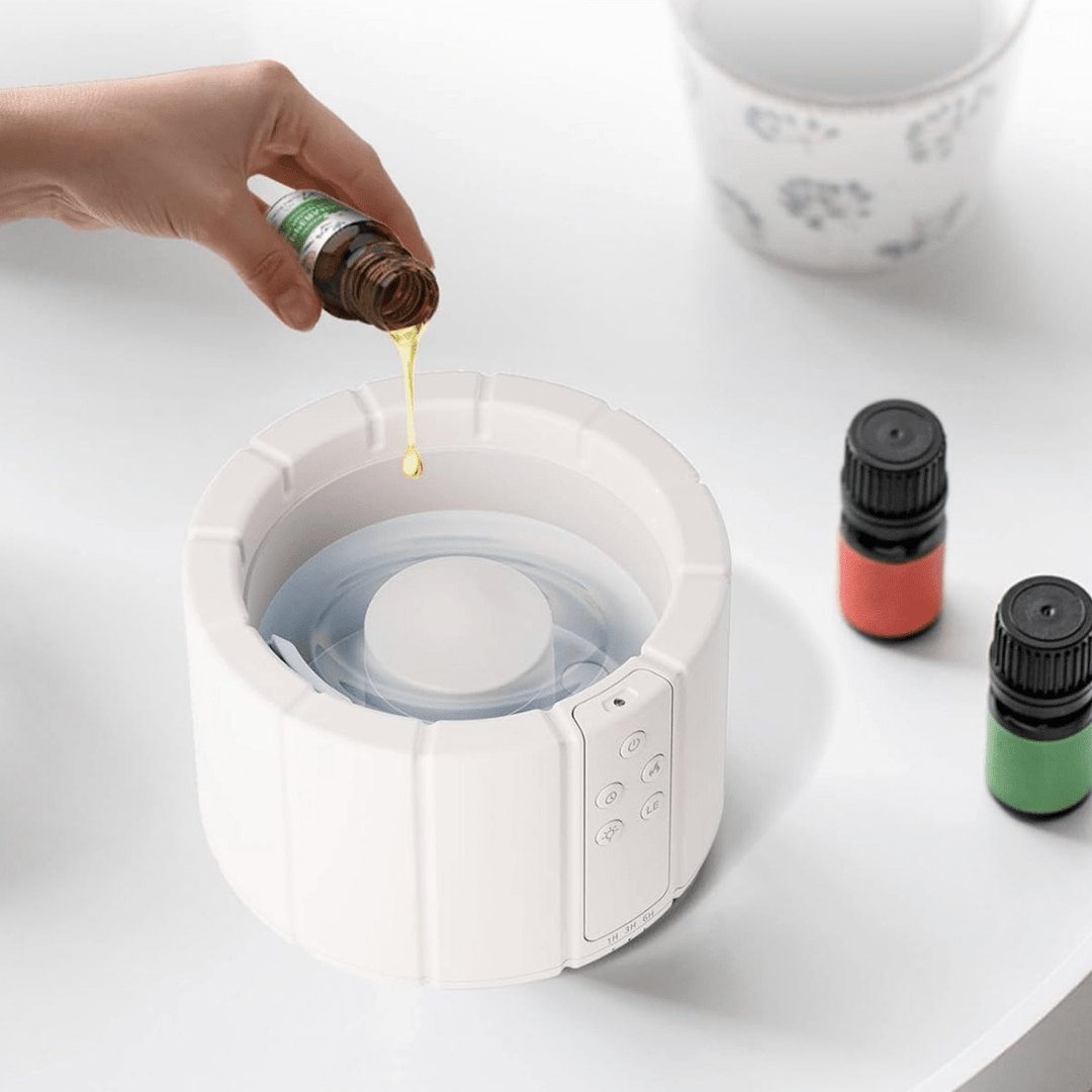 Skanto | Lumafyre Aroma Diffuser | Ultralyd Flamme Luftrenser | Parfymeolje Funksjon | Avslappende Belysning & Moderne Design