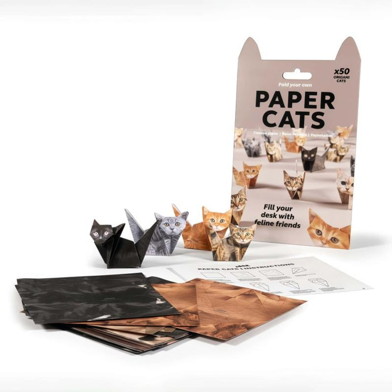 Skanto | 50-ark katt origami sett