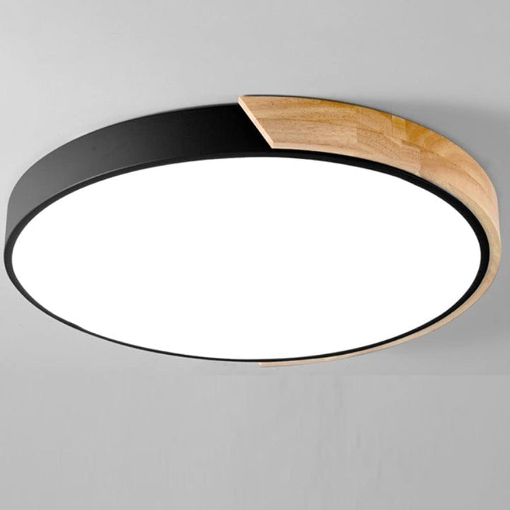 Skanto | LED Taklampe med Treakent Ramme
