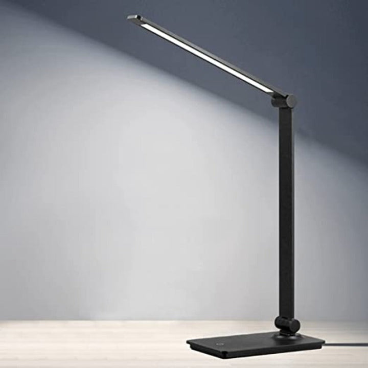 LED-blinkende lampe, kontrollerbar blinkende lampe med 3 lysarmaturer, dimbar kontorlampe med justerbar arm, sammenleggbar blinkende tavlelampe for selvstendig skrivetavle