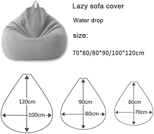 Norvo | Bean Bag Trekk | Ergonomisk og Stilfullt | 80x90 cm, 100x120 cm