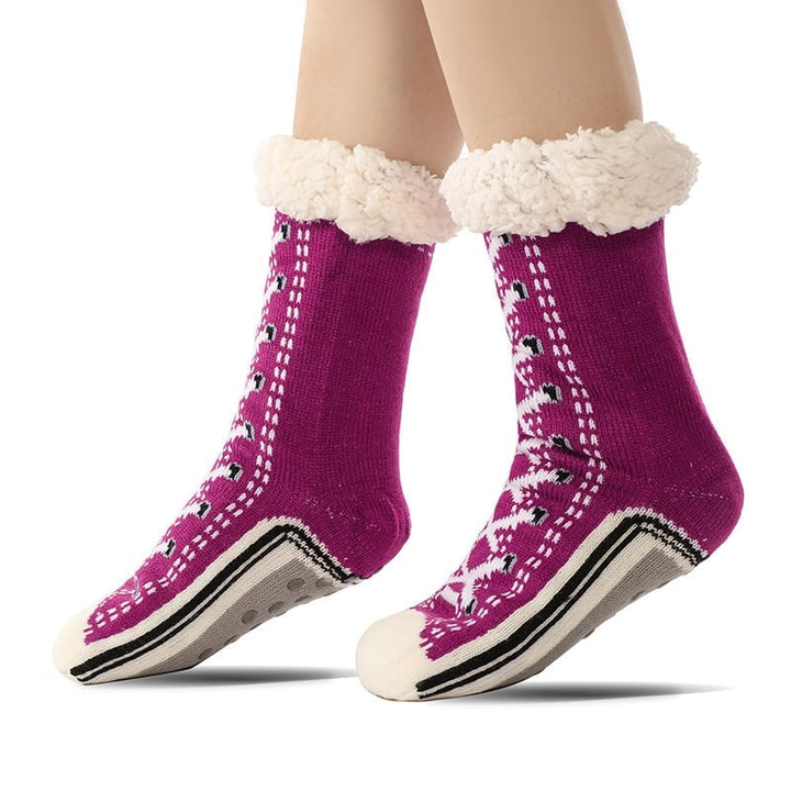 Skanto | Ultra-tykke Cashmere Slippers Sokker S