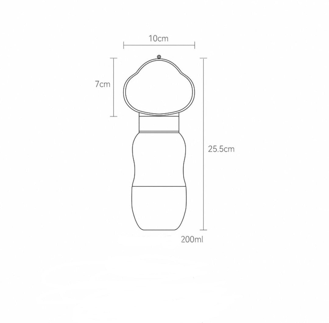 2in1 Smart Pet Portable Water Bottle Feeder | Skanto