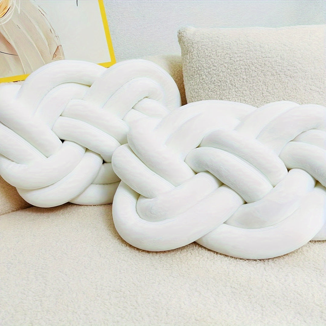 CozyPlush Set med 2 Plush Dekorative Puter – Myk Eleganse for Ditt Hjem Skanto