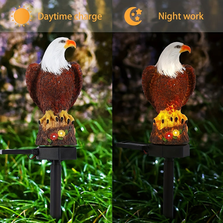 SolarGlow Eagle - Stilig Sollampe for Hagebelysning | Skanto