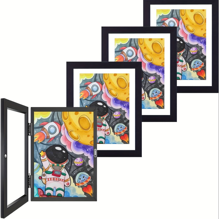 KidArtFrame – Tegneserie Barnefoto Ramme med Tre Ramme Skanto