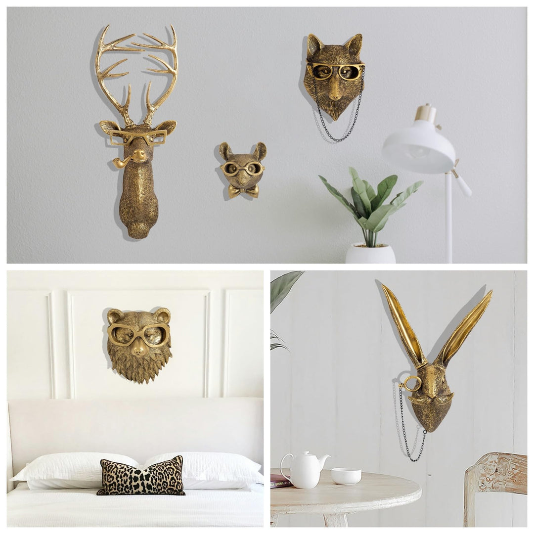 Skanto | Elegant Dyrehode Veggskulpturer