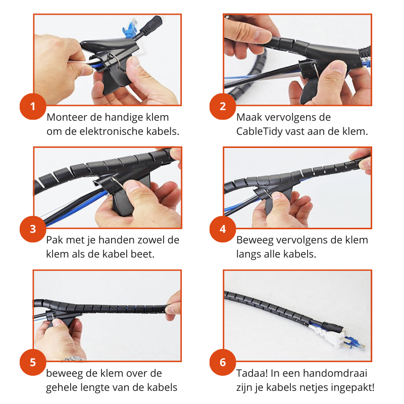 CableTidy – Løsning for Kabler og Rot Skanto