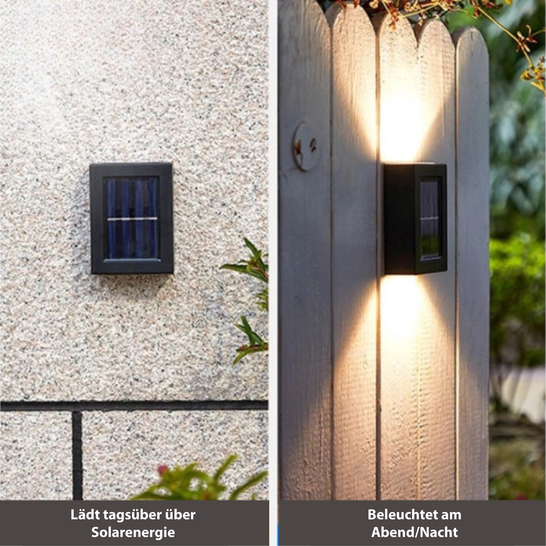Skanto | Utendørs Solenergi LED Vegglampe Moderne