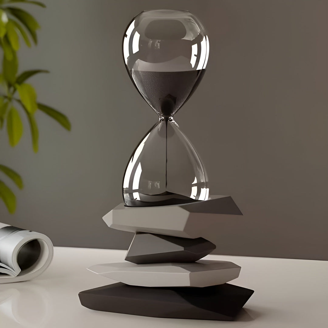 Minimalist Timeglass – Tidøs & Dekorativ | Perfekt for Stue og Kontor | Skanto