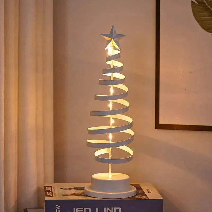 Skanto | Spiral LED Lys Juletre Dekorasjon Nattlys Smykker