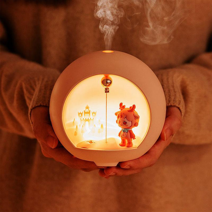 Skanto | Søt Tegnefilms Aromaterapi Lampe & USB Mini Luftfukter