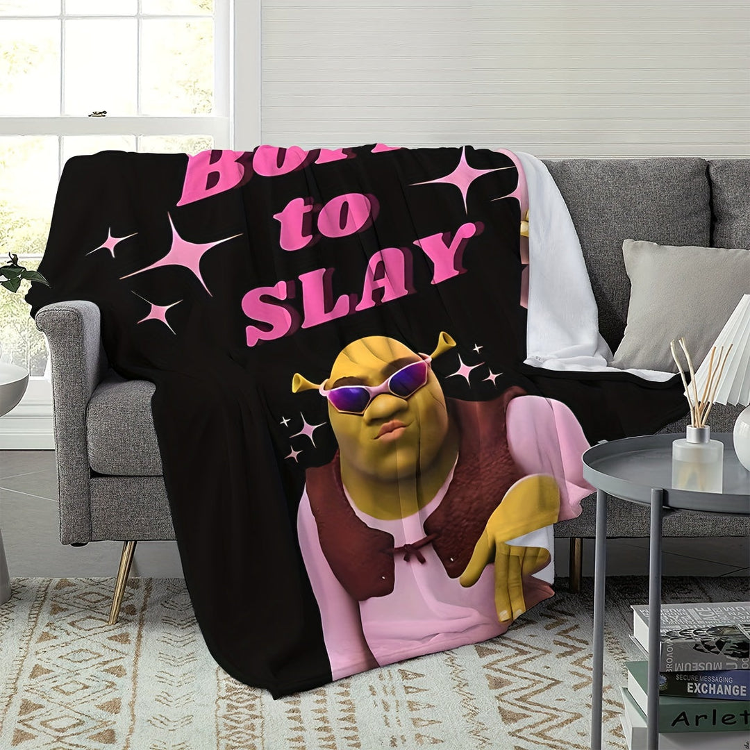 Born to Slay – Anime Flanellteppe for Fans Skanto